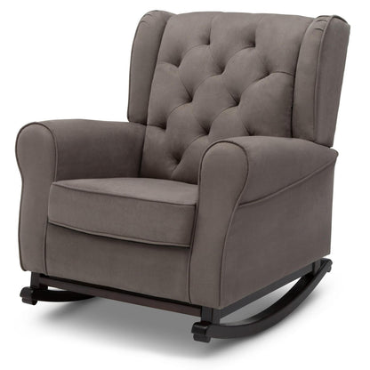 Delta Children Emma Nursery Rocking Chair. Graphite