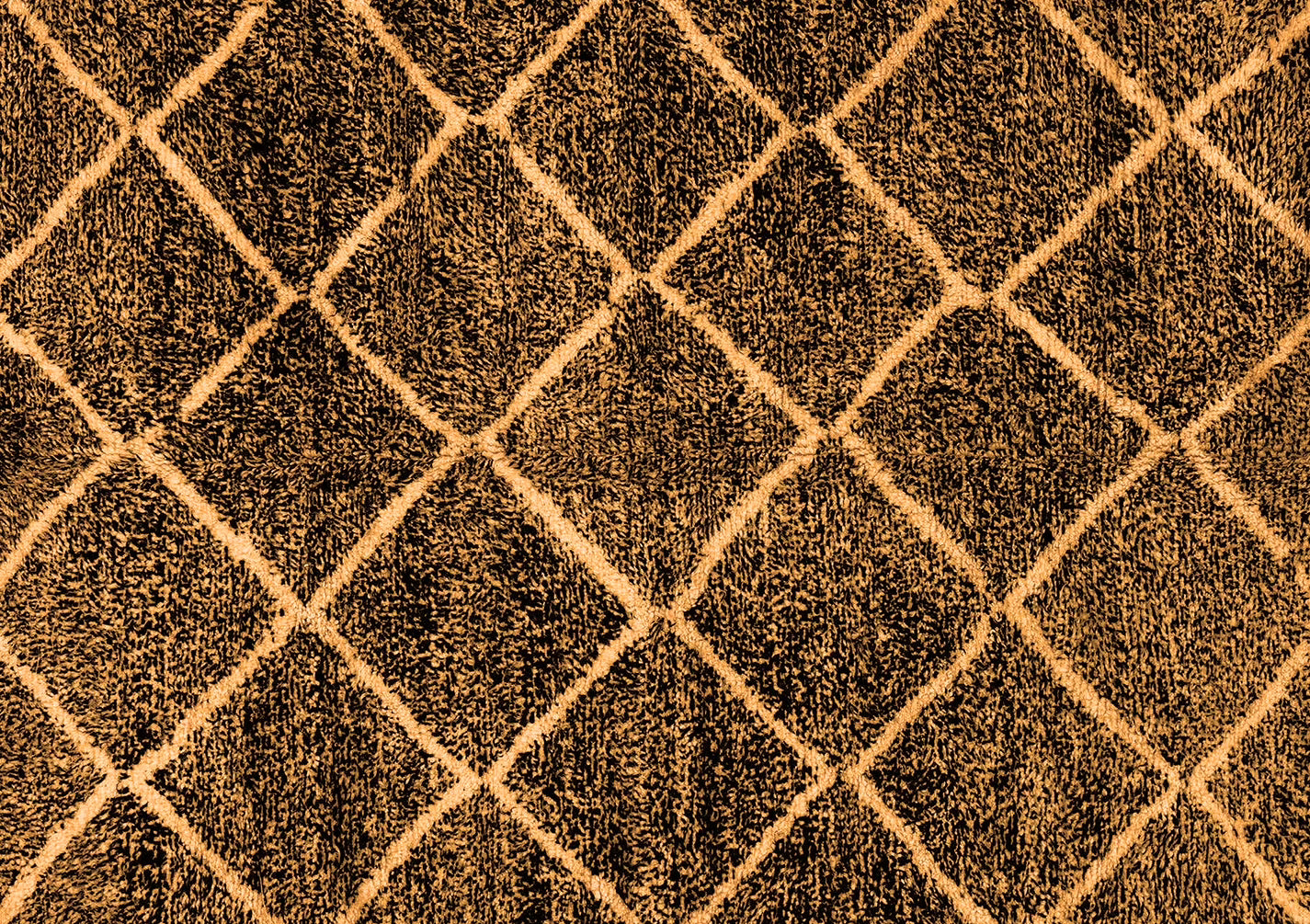 Ahgly Company Indoor Rectangle Abstract Orange Modern Area Rugs, 2' x 3'