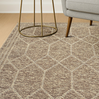 Avante Area Rug, Limuel Beige, 5’ x 7’