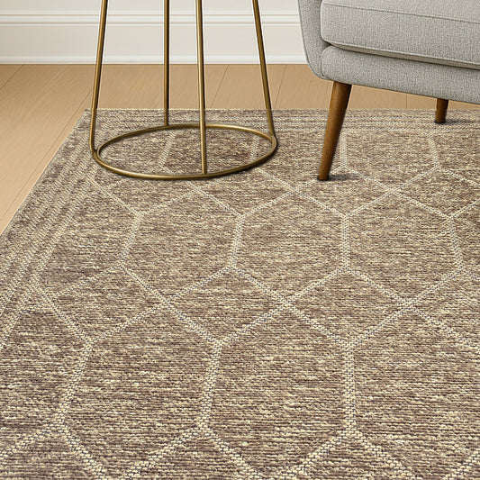 Avante Area Rug, Limuel Beige, 5’ x 7’