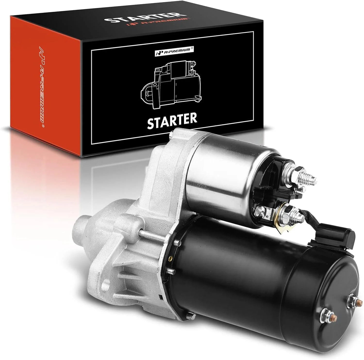 A-Premium Starter Motor Compatible with Saturn SW1 93-99, SW2 93-01, SL1 SL2 SL SC1 SC2 93-02, L4 1.9L Only, 12V 1.3KW 9-Tooth Clockwise, Replace# 21023719, 21020761, 21023994