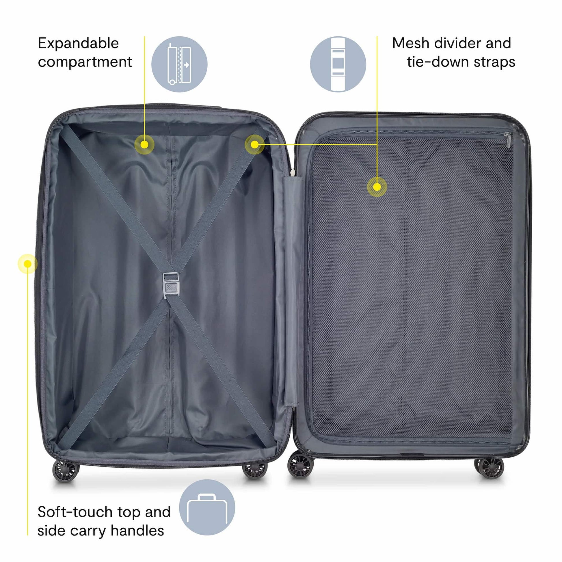 DELSEY PARIS Helium Aero 29" Hardside Expandable Spinner Checked Luggage, Red
