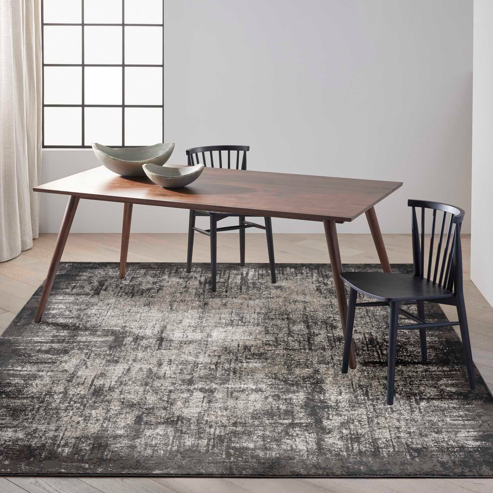 Calvin Klein Luminosity Charcoal Area Rug, 7' 10' x 9' 10'
