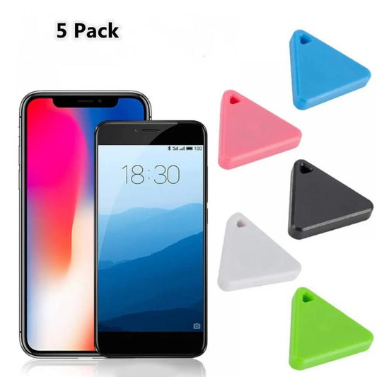 5 Pack Key Finder Bluetooth, Locate Cell Phone with Item Locator, Wallet and Luggage Finder, GPS Key Finder Key Chain, Car Key Finders Trackers for iOS & Android