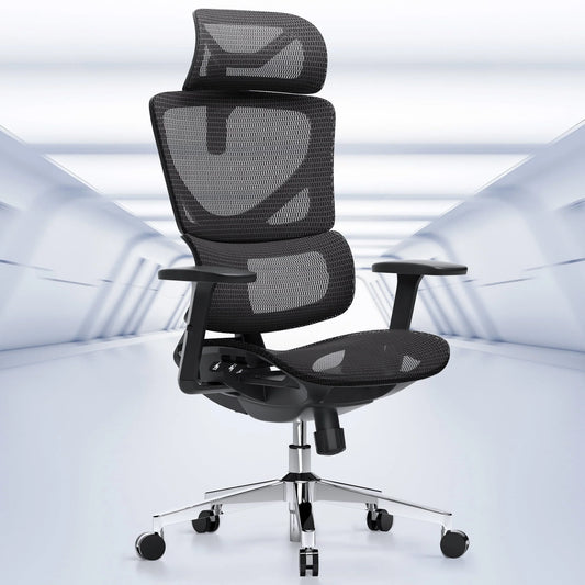 Ergonomic Mesh Home Office Chair, High Back with Lumbar Support-Seat Depth Adjustable Computer Task Chair with Wire Control, 350lb weight capacity