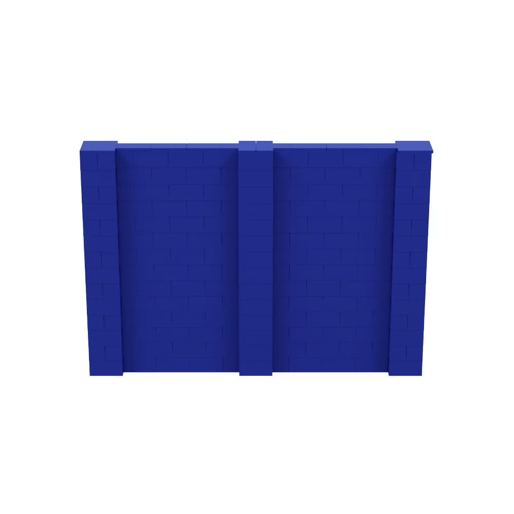EverBlock 5° x 7° Wall Kit | Modular Building Blocks | Wall System for Building, Display & Structures | Room Divider & Partition | Easy to Connect & Reuse | Indoor & Outdoor Use