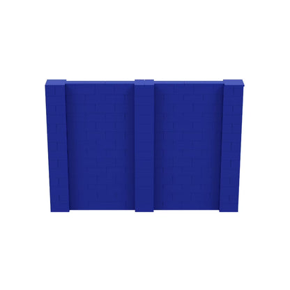 EverBlock 5° x 7° Wall Kit | Modular Building Blocks | Wall System for Building, Display & Structures | Room Divider & Partition | Easy to Connect & Reuse | Indoor & Outdoor Use