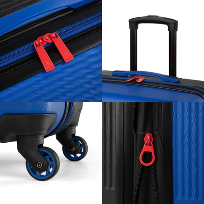 Reebok - Time Out Collection - 3 Piece Hardside Luggage Set - ABS/PC