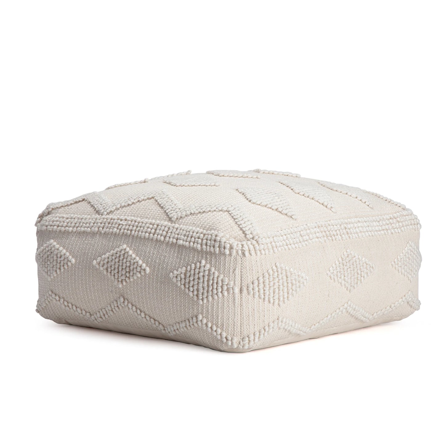 Anji Mountain Cotton Square Poufs
