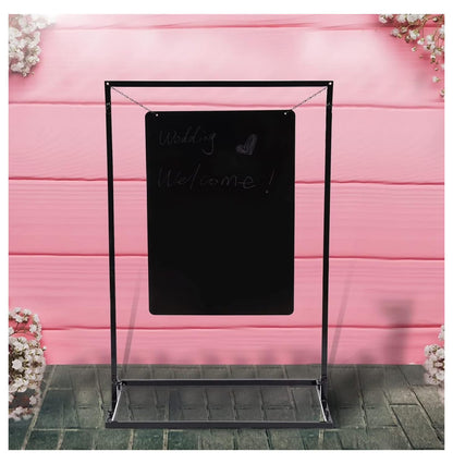 43" Arch Wedding Welcome Sign Backdrop Stand with Bases for Ceremony, Party Photo Booth Decor Frame Event Garden Arch Abor Photography Background Display Rack Balloon Flower Decor