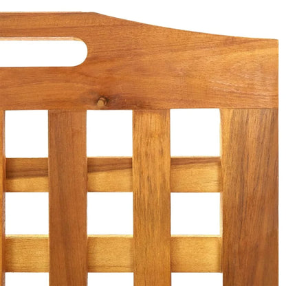 vidaXL 3 Panel Room Divider Privacy Room Divider Screen Solid Wood Acacia