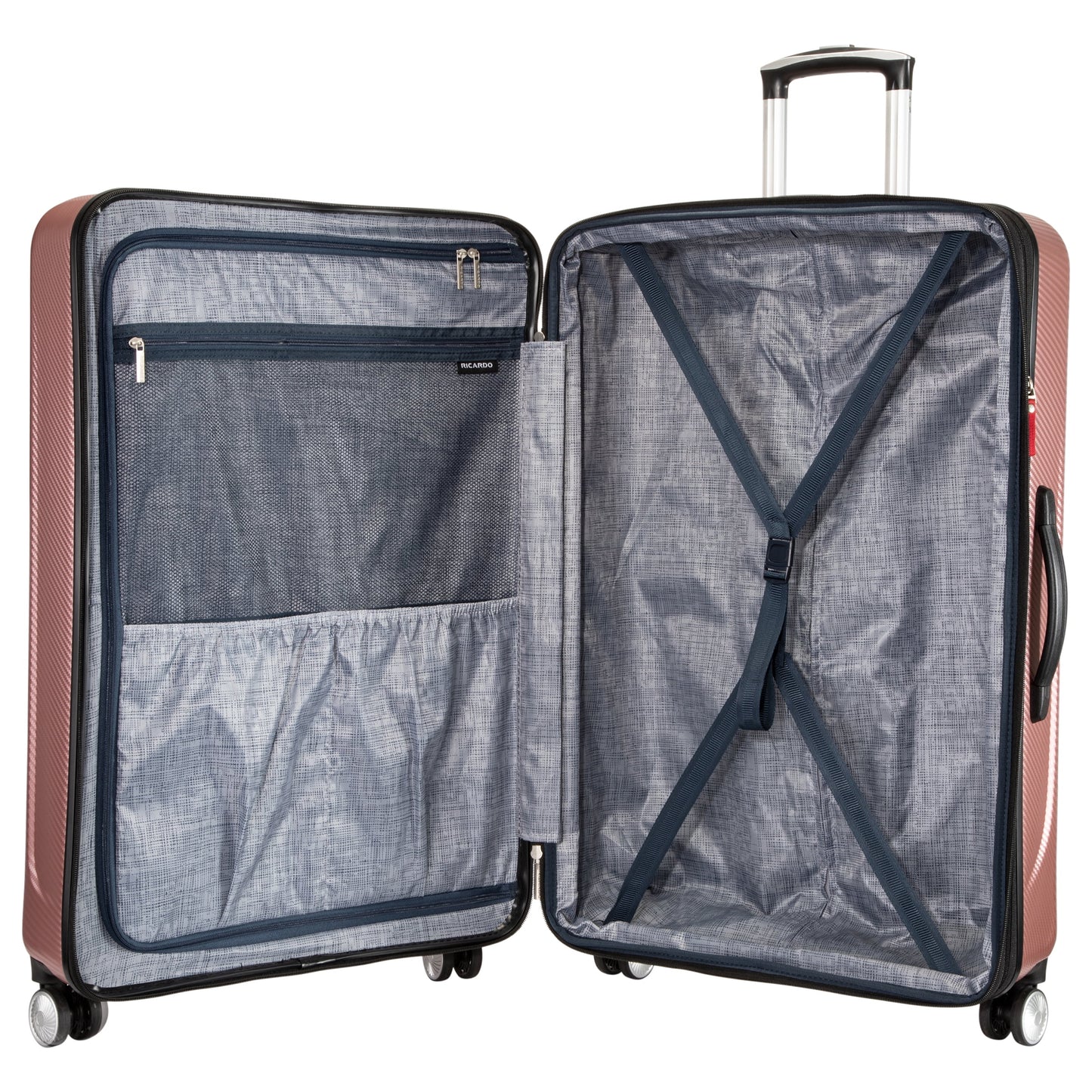Ricardo Beverly Hills Anchor Bay Hardside 29" Expandable Checked Spinner Luggage, Charcoal