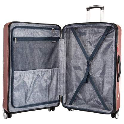 Ricardo Beverly Hills Anchor Bay Hardside 29" Expandable Checked Spinner Luggage, Charcoal
