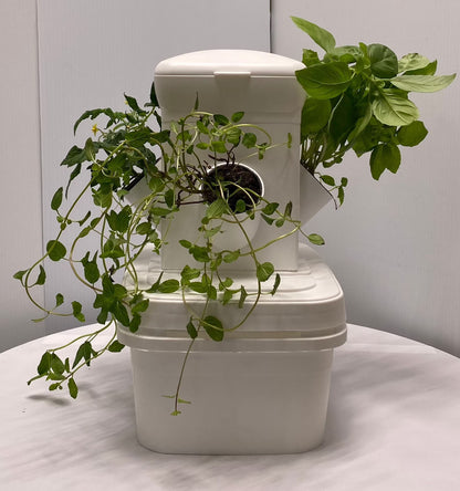 EXO Hydroponics Growing System Tier 1 Mini Tower - Advanced Indoor Gardening Kit for Healthy Plants - Automate Aeroponics Mini Indoor Outdoor Home Grow Herb