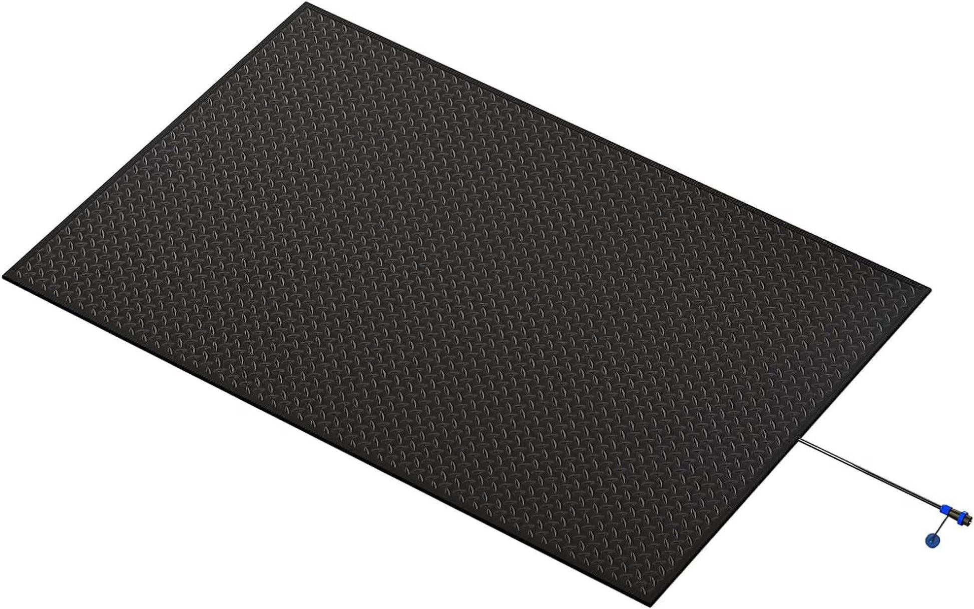Slsy Snow Melting Mat, 20 x 30 inch, 3 in/h Melting Speed, Heated Outdoor Mats for Winter Walkway, No-Slip Rubber w/Plug & Power Cord