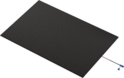 Slsy Snow Melting Mat, 20 x 30 inch, 3 in/h Melting Speed, Heated Outdoor Mats for Winter Walkway, No-Slip Rubber w/Plug & Power Cord