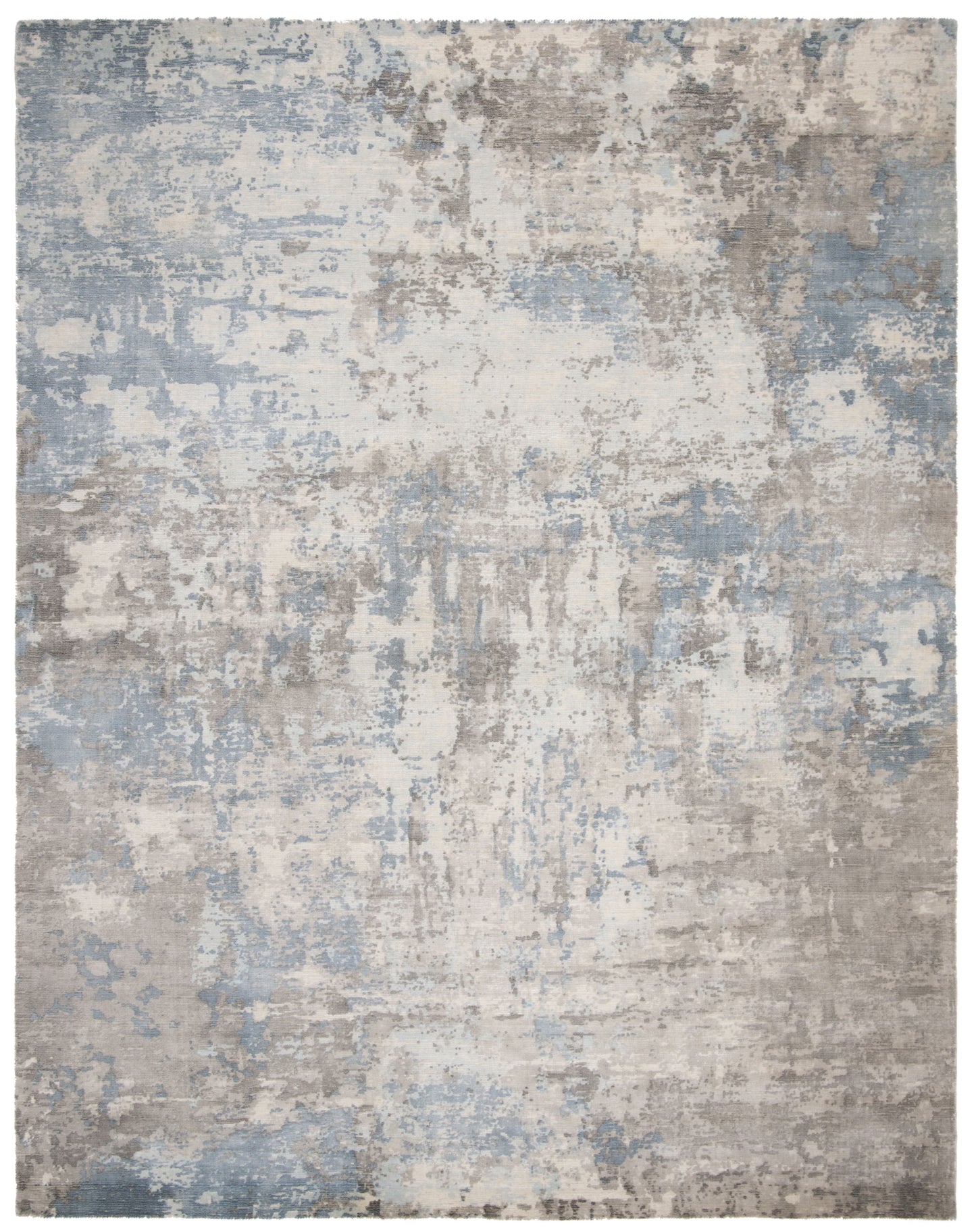 SAFAVIEH Mirage Amery Vintage Abstract Area Rug, Rust/Silver, 9' x 12'