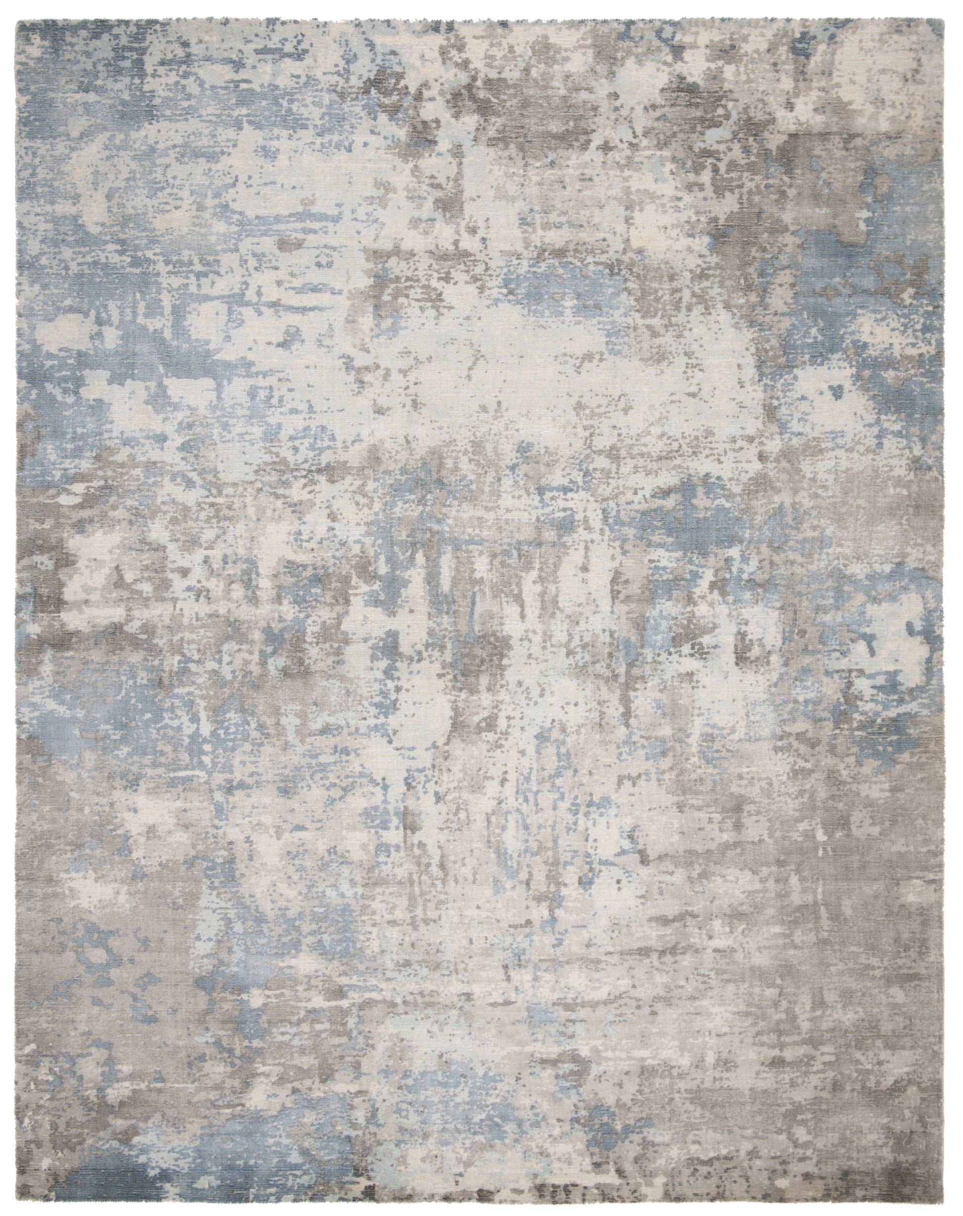 SAFAVIEH Mirage Amery Vintage Abstract Area Rug, Rust/Silver, 9' x 12'