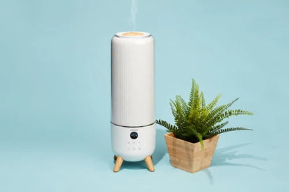 HoMedics Total Comfort Deluxe Ultrasonic Humidifier Top Fill, Large Humidifier for for Bedroom, Plants, Office - Top-Fill 1.47 Gallon White UHE-CMTF91