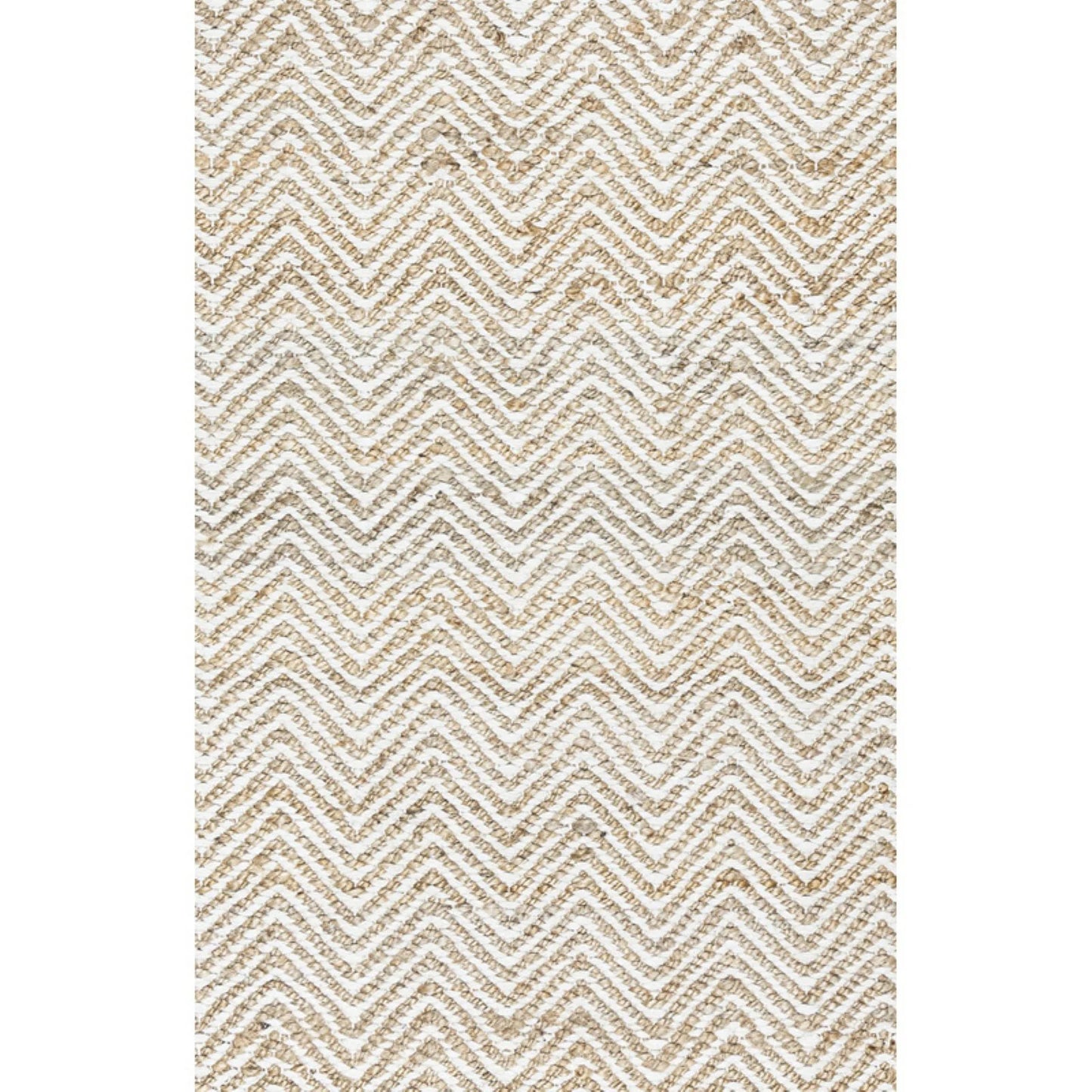 Rizzy Rugs Ellington Area Rug EG9035 Natual Chevron Striped 8' x 10' Rectangle