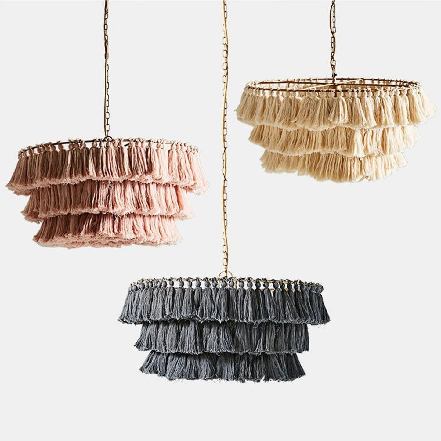 Arturesthome Handmade Woven Rope Pendant INS Creative Home Decoration Lampshade