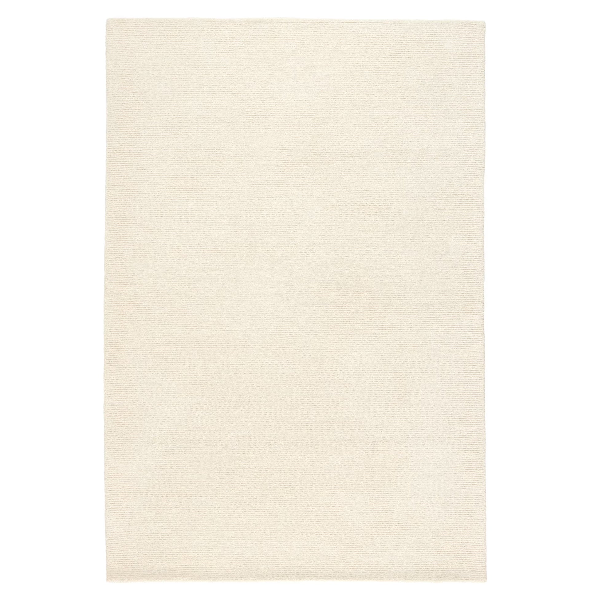 TOWN & COUNTRY LUXE Rita Ribbed Textured Hand Tufted 100% Wool Area Rug, Grey/Blue/Ivory, 5'x7'