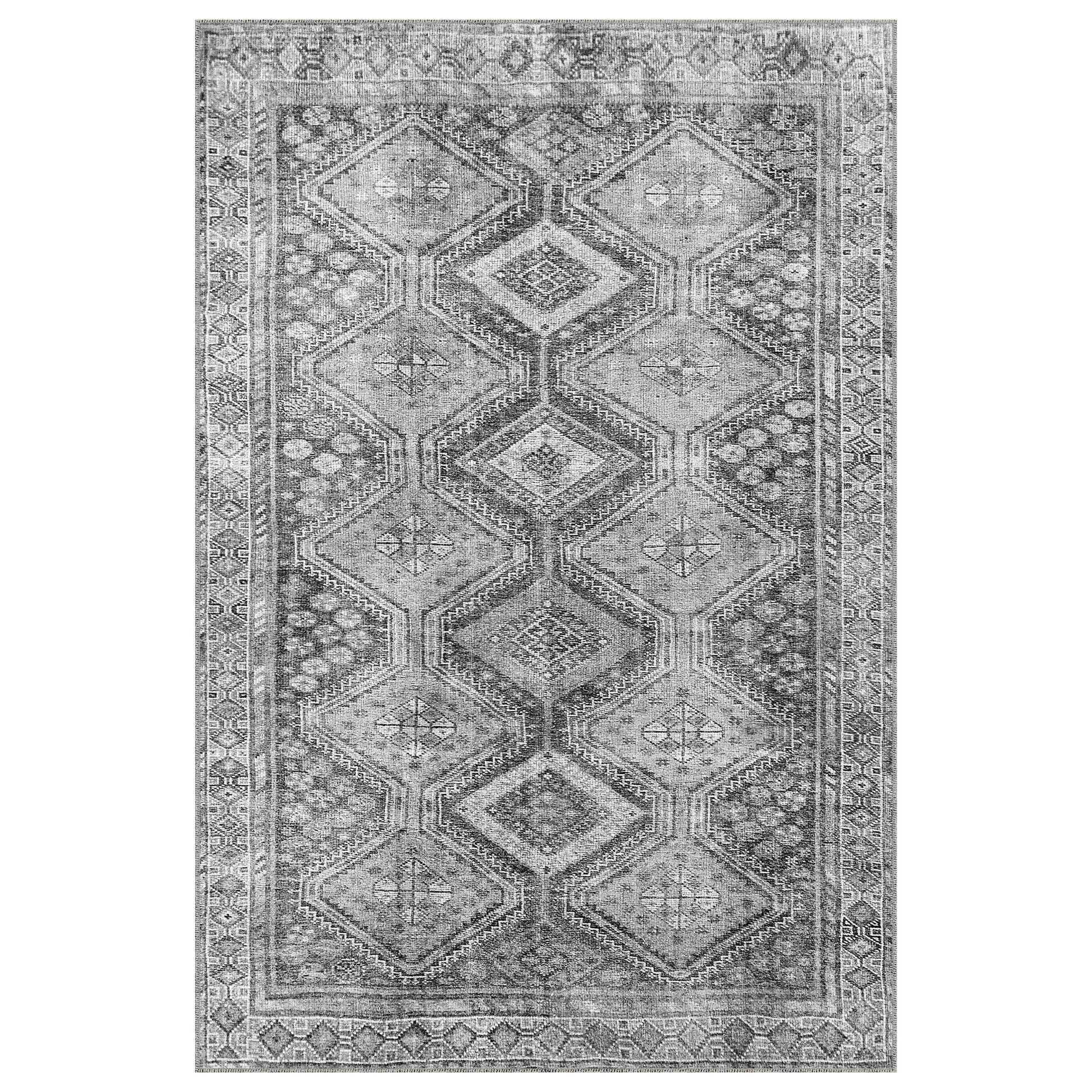 Apache Chenille Area Rug, Theodora Gray, 5' x 8'