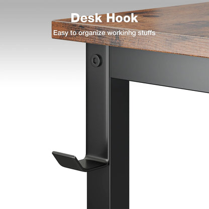 32 inch Small Computer Desk for Small Space, Modern Simple Style Desk for Living Room/Bedroom/Home Office, Sturdy Student Writing Desk, Gift for Kid, Vintage