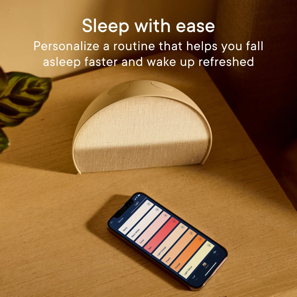 Hatch Restore 2 Sunrise Alarm Clock, Sound Machine, Smart Light (Putty) Your Bedside Sleep Guide, White Noise, Custom Sleep Routines, Dimmable Clock, Deep Sleep, Gentle Alarm, Wake Up Rested