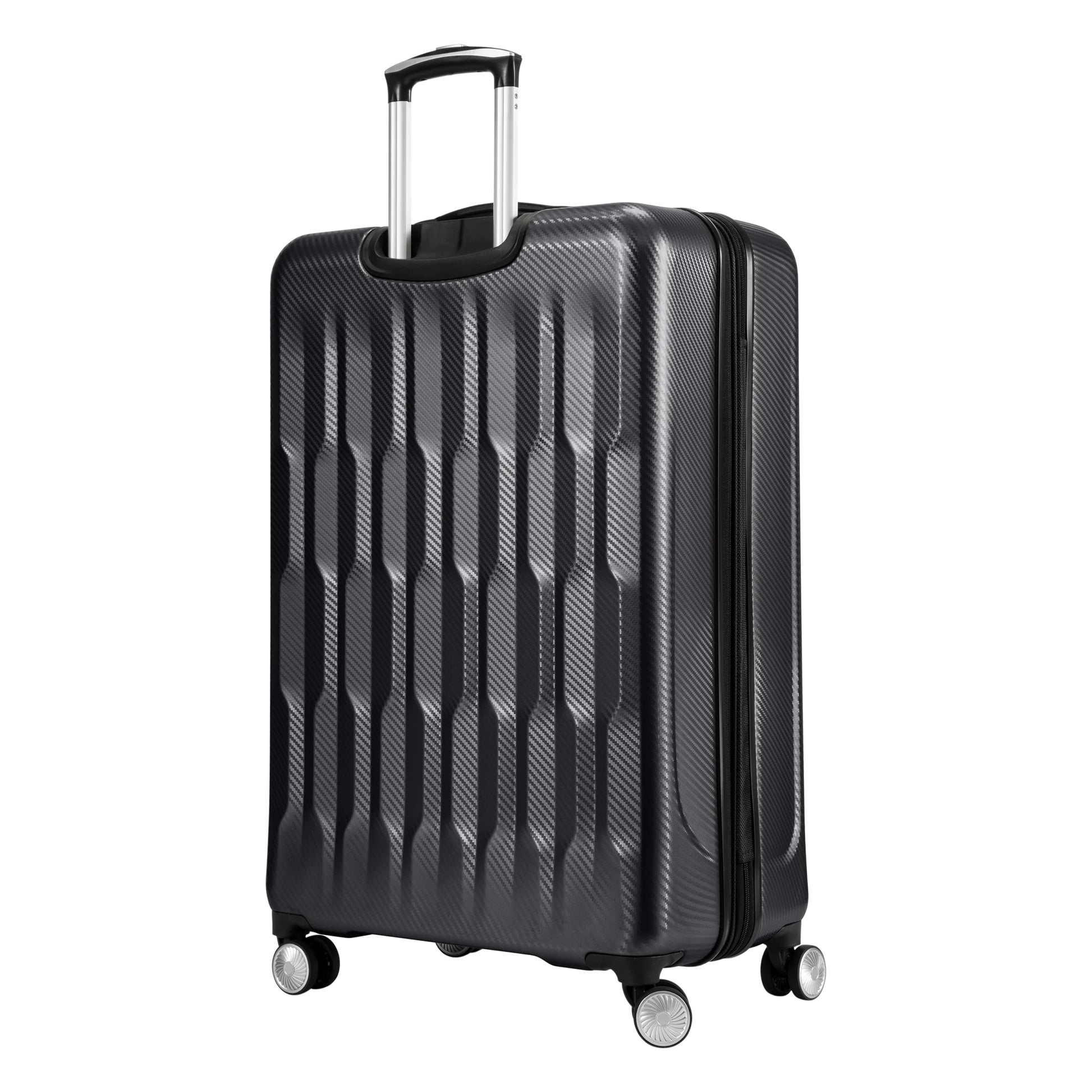 Ricardo Beverly Hills Anchor Bay Hardside 29" Expandable Checked Spinner Luggage, Charcoal