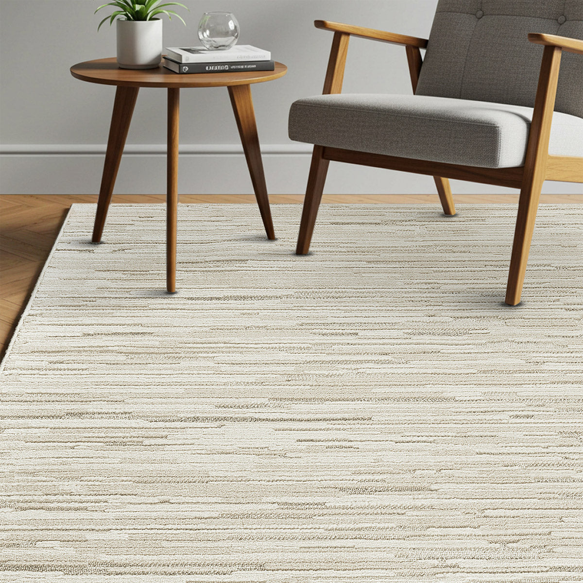 Illume Area Rug Collection, Napat Ivory Beige