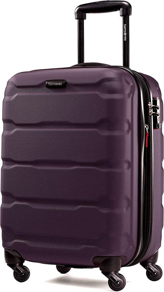 Samsonite 28" Hardside Spinner Expandable Checked Luggage, Purple