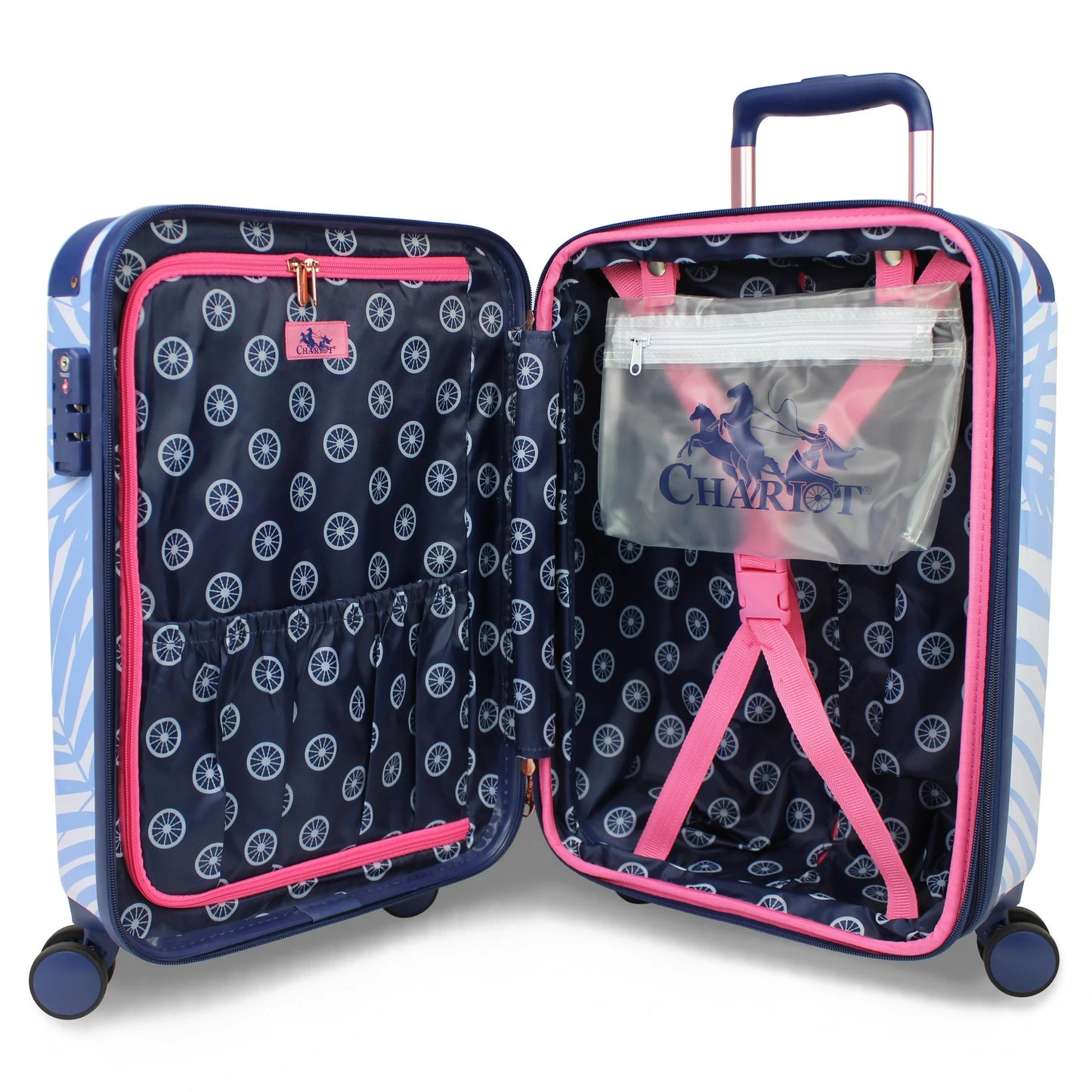 Chariot Park Avenue Hardside 2-Piece Carry-On Spinner Luggage Set - Fern