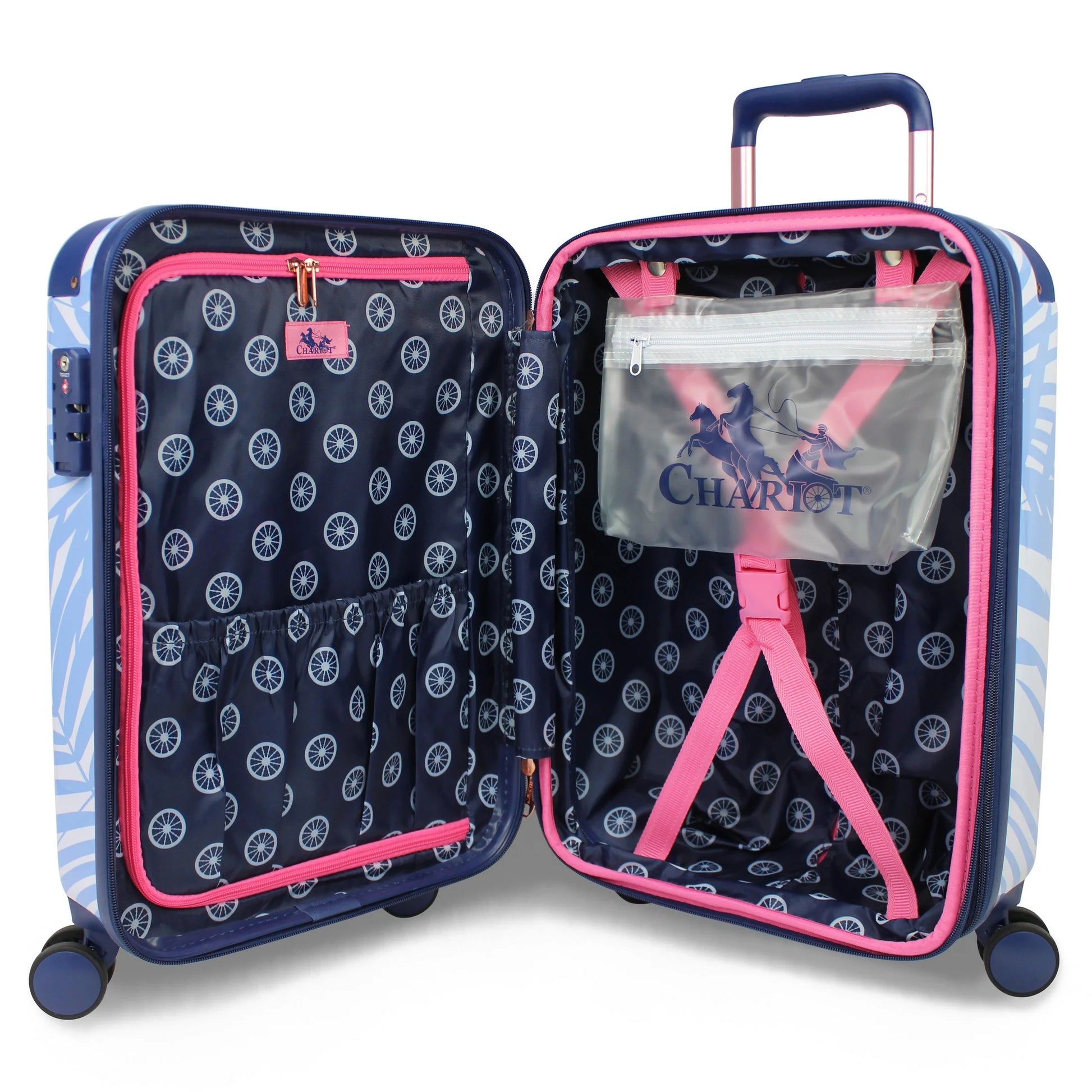 Chariot Park Avenue Hardside 2-Piece Carry-On Spinner Luggage Set - Fern