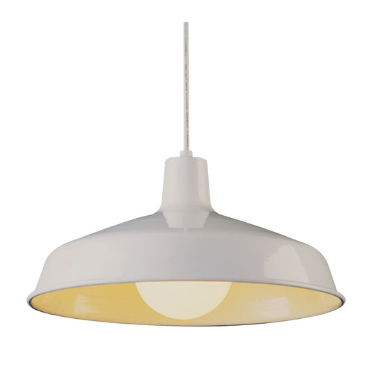 Trans Globe Lighting 1100 Sherman 1 Light 7" Tall Industrial Dome Shaped Indoor Pendant -