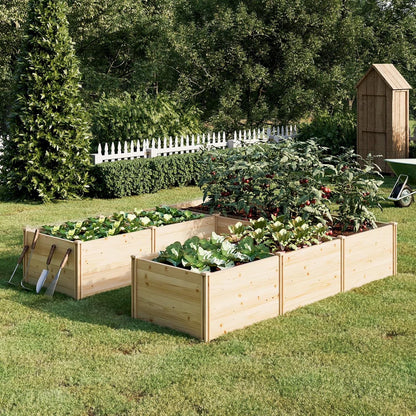 Jocisland Wooden Raised Garden Bed for Outdoor, Deep Large Planter Box for Gardening, Vegetables, Flowers, Herbs8°6°2FT