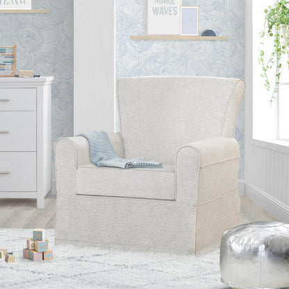 Delta Children Epic Nursery Glider Swivel Rocker Chair. Sand