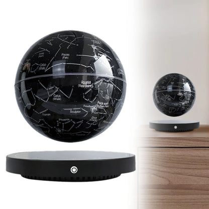 Magnetic Levitation Planet Light-Office Decor-Floating Globe Levitating Globe with Led Lights 360° Rotating Floating Globes for Home Desk Decor Tech for Kids Teacher Friend