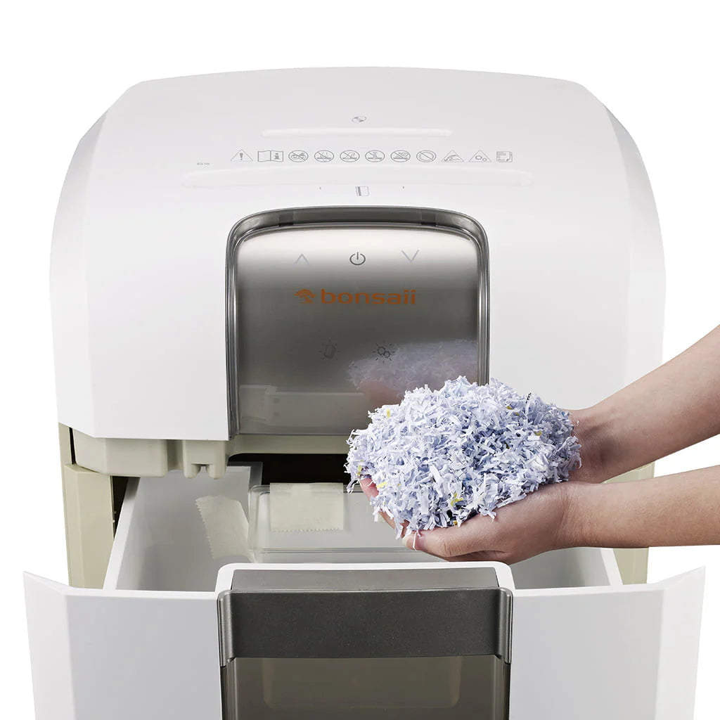 Bonsaii Paper Shredder Micro-Cut 6-Sheet CD/Credit Card Shredder for Home Office 4S16