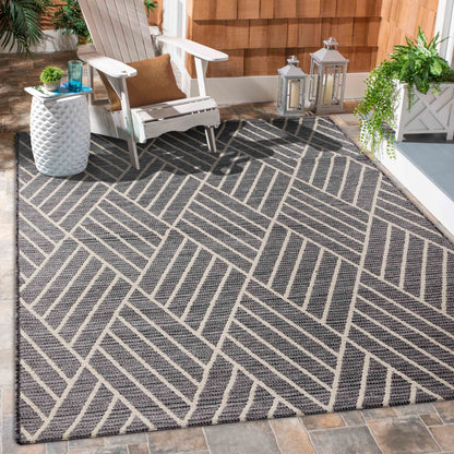 Better Homes & Gardens, Diamond Outdoor Rug - 7"x 10" - Charcoal