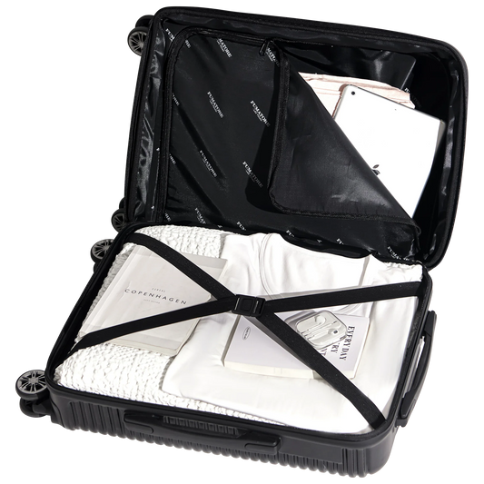 Bon Voyage Aero Collection 3-Piece Luggage Set (Black, 20", 24", 28")