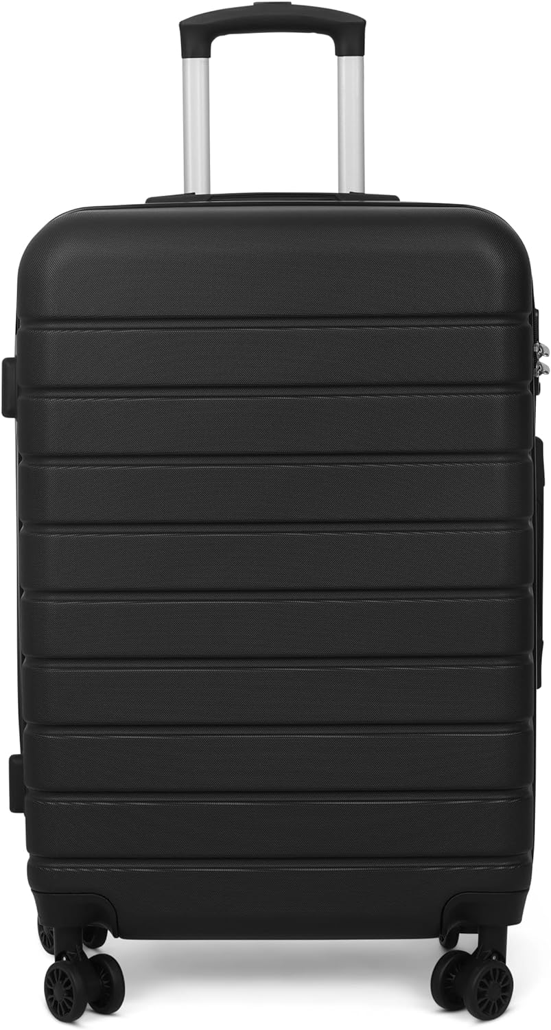 Simpli Magic Hardshell Suitcase Set Lightweight Hardshell Luggage Set with Spinner Wheels, 5 Pc Set