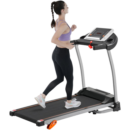 Ambifirner Easy Folding Treadmill with Adjustable Incline, Wide Running Deck, Foldable Design, Digital Monitor Mini Treadmill for Home Office