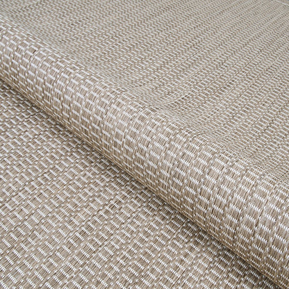 Couristan Recife Saddle Stitch 5'3" X 7'6" Ivory- Taupe Outdoor Rug