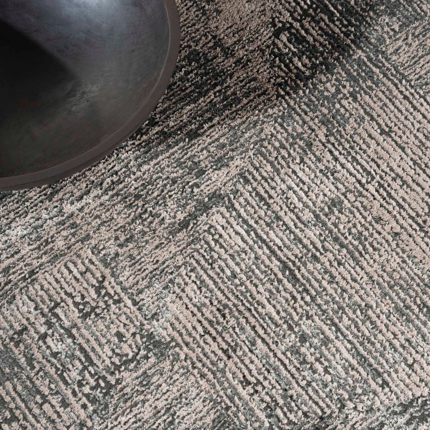 Calvin Klein Luminosity Black Ivory Area Rug, 7'10' x 9'10'