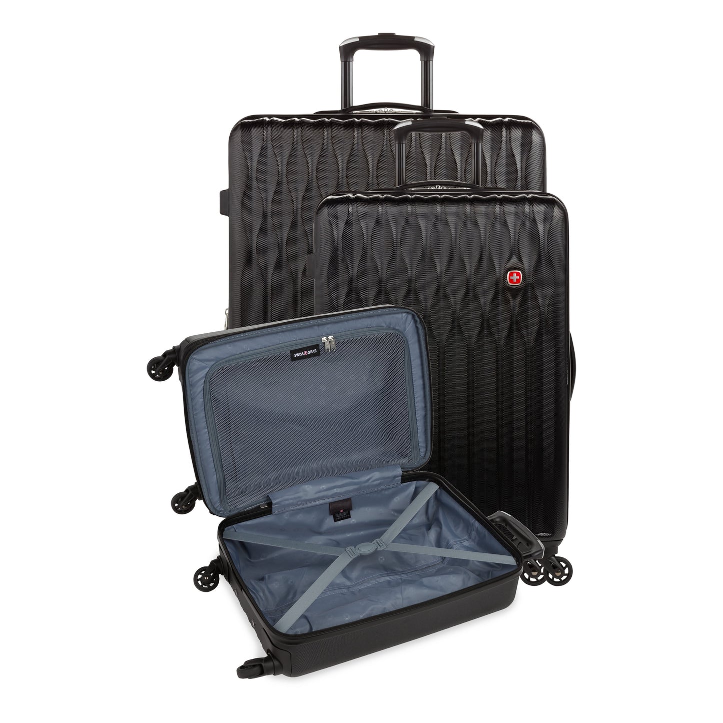 SWISSGEAR Wave Hardside Expandable Carry-on Luggage with Spinner Wheels, Sand