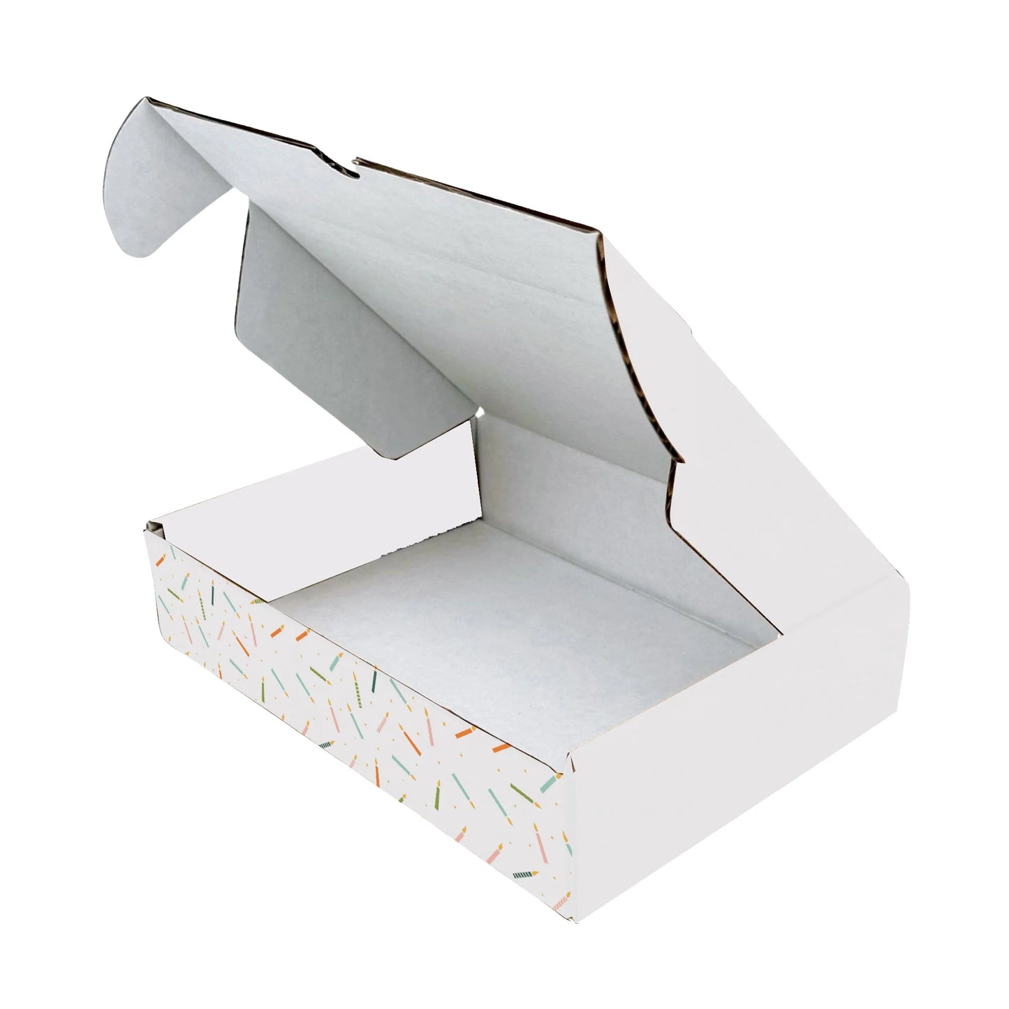 Ucanpack Birthday Gift Box Mailer Boxes 7 5/8 x 6 x 5 4/9" - Candles Printed Holiday Packaging - Holiday Shipping Box Made In USA Holiday Gift Box Gift Shipping Boxes