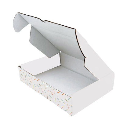 Ucanpack Birthday Gift Box Mailer Boxes 7 5/8 x 6 x 5 4/9" - Candles Printed Holiday Packaging - Holiday Shipping Box Made In USA Holiday Gift Box Gift Shipping Boxes