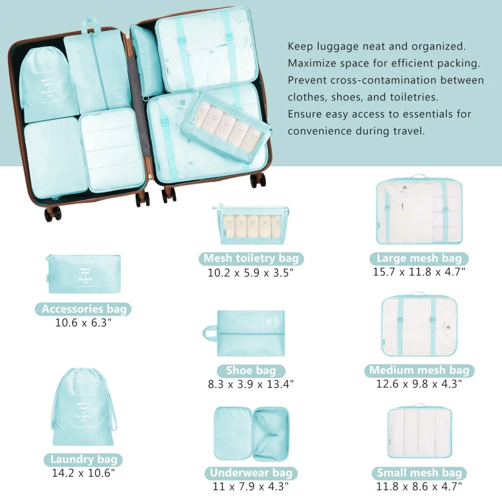 Hardshell Luggage Set with TSA Lock, 360° Spinner Wheels, Lightweight Durable Travel Suitcases