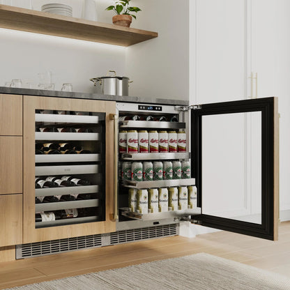 ZLINE Autograph Edition 48" 6.0 cu. ft. Dual Fuel Range with Gas Stove and Electric Oven in Stainless Steel with Champagne Bronze Accents (RAZ-48-CB)
